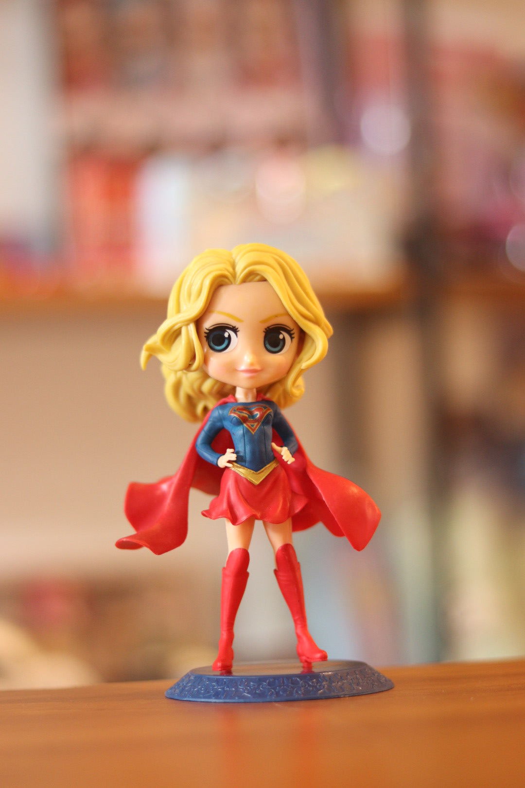 Supergirl Q Posket Figure | Cute Anime-Style DC Collectible | Onebest