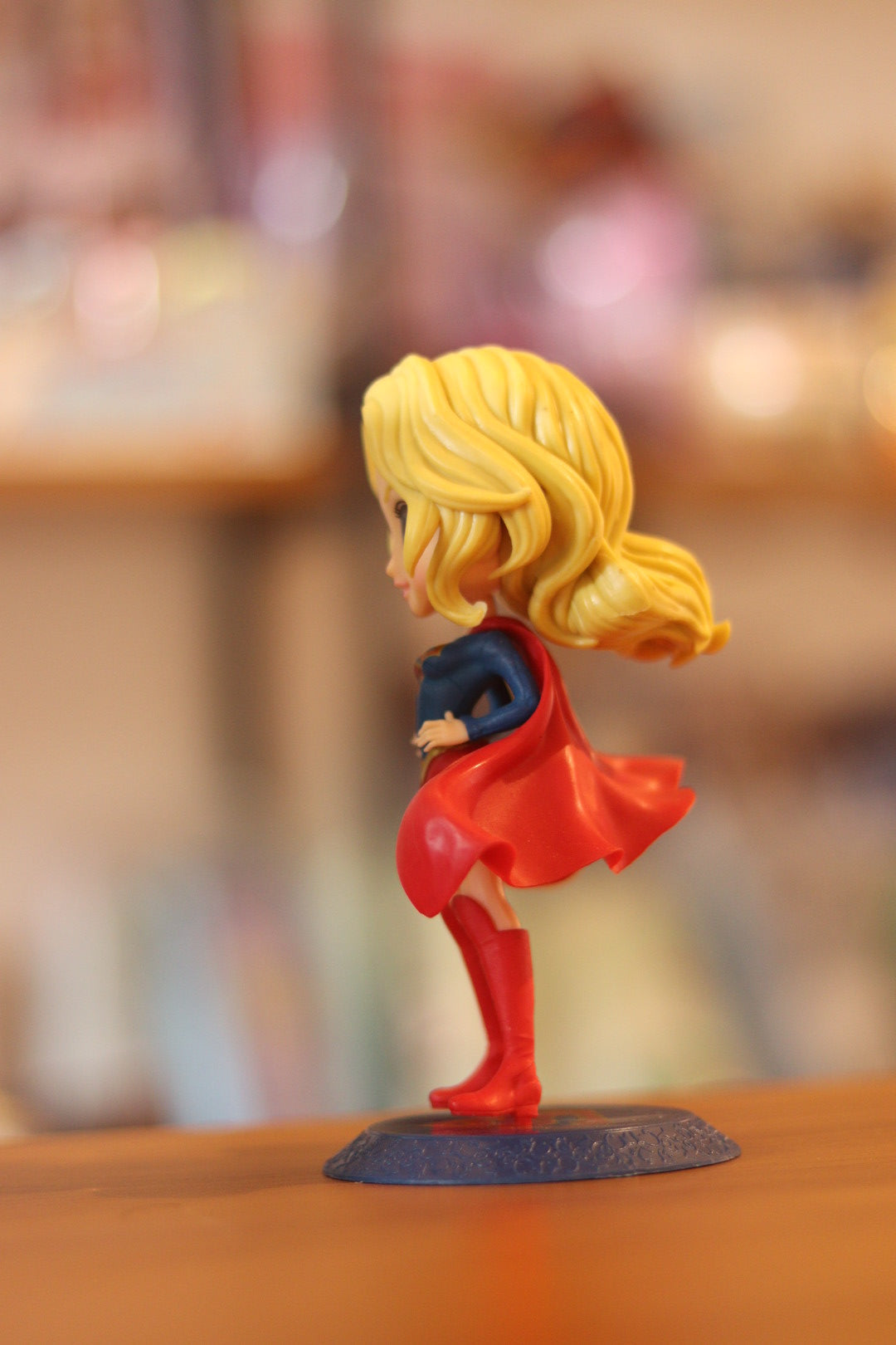 Supergirl Q Posket Figure | Cute Anime-Style DC Collectible | Onebest