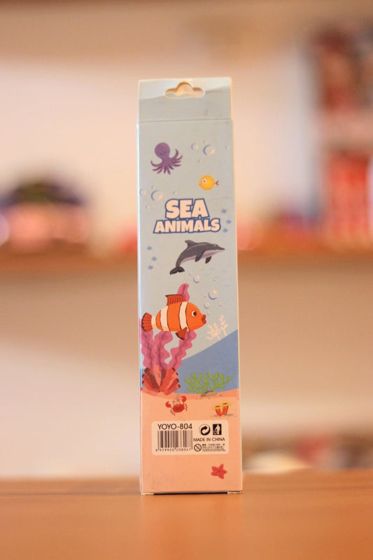 Sea Animals Cartoon Pencils - 6 Pencils for Kids | Onebest