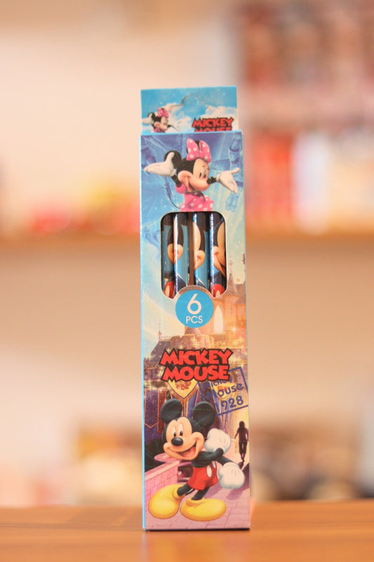 Mickey Mouse Cartoon Pencils - 6 Pencils for Kids | Onebest
