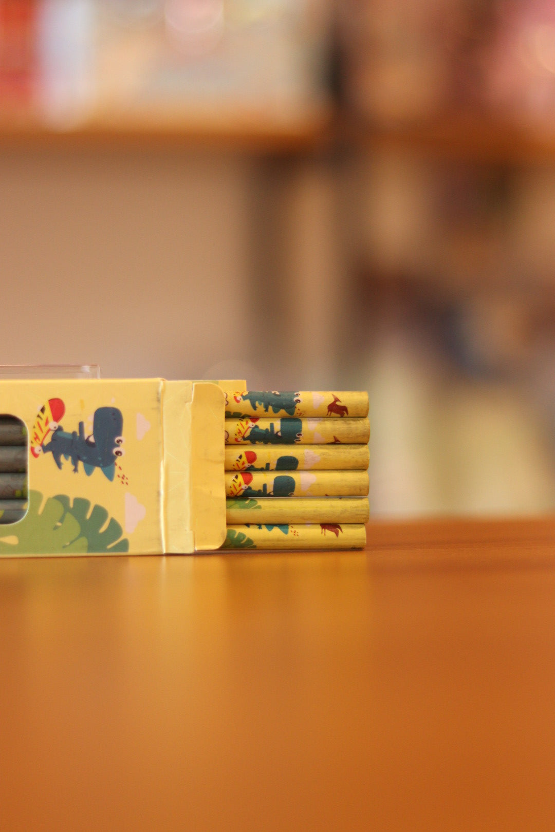 Cute Dinosaur Cartoon Pencils - 6 Pencils Pack | Onebest