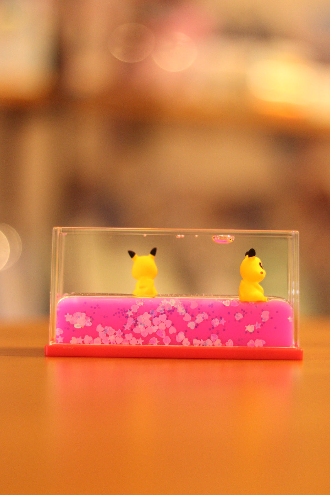 Pikachu Glass Water Showpiece - Cute Car Dashboard & Tabletop Decor | Onebest