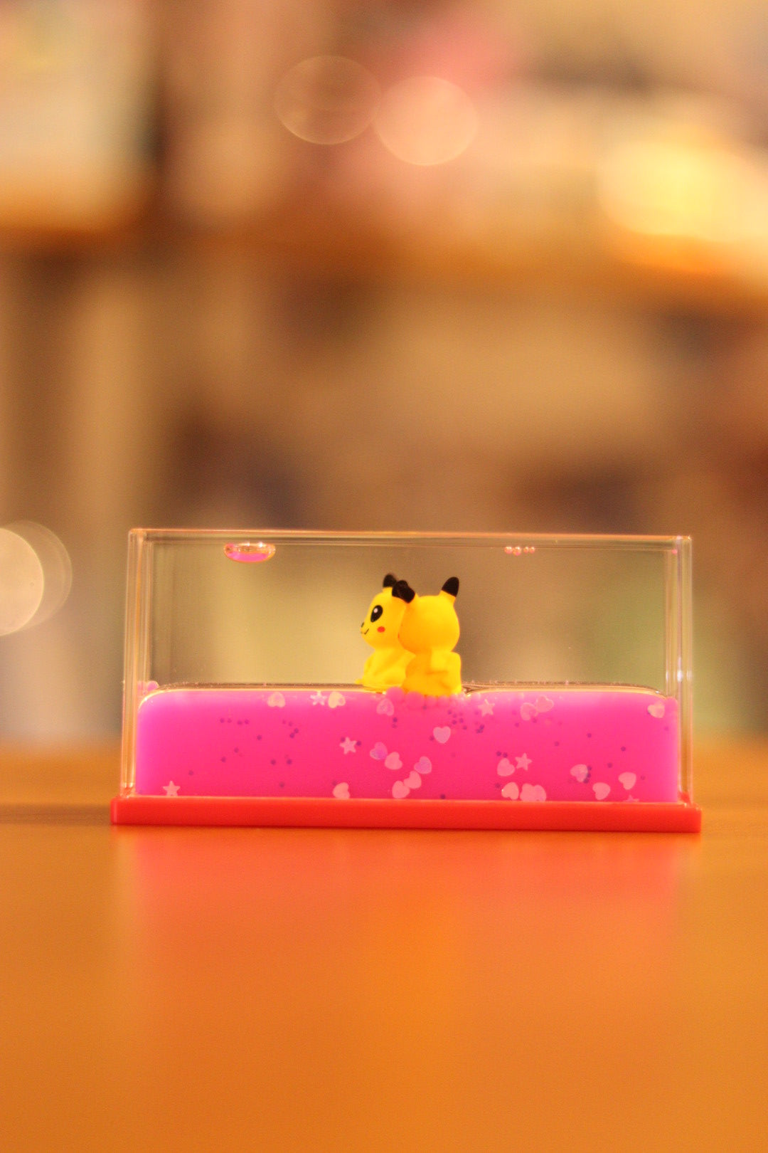 Pikachu Glass Water Showpiece - Cute Car Dashboard & Tabletop Decor | Onebest