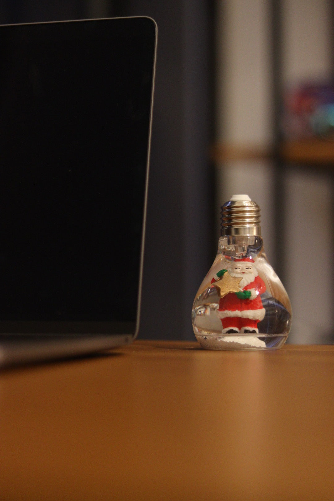 Christmas Bulb Showpiece with LED Light - Santa Claus Inside | Onebest