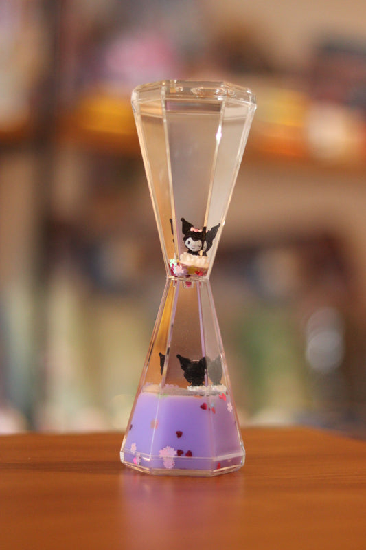 Kuromi Liquid Motion Water Timer Showpiece - Relaxing Liquid Motion Gift for Kids & Loved Ones | Onebest