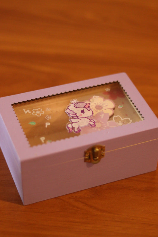Unicorn Gift Music Box with Storage - Wind-Up Melody Box for Girls | Onebest