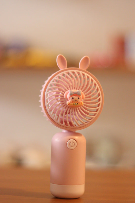 Portable Mini Handheld Fan - USB/Battery Rechargeable | High-Speed Cooling for Travel, Office & Outdoor Use | Onebest