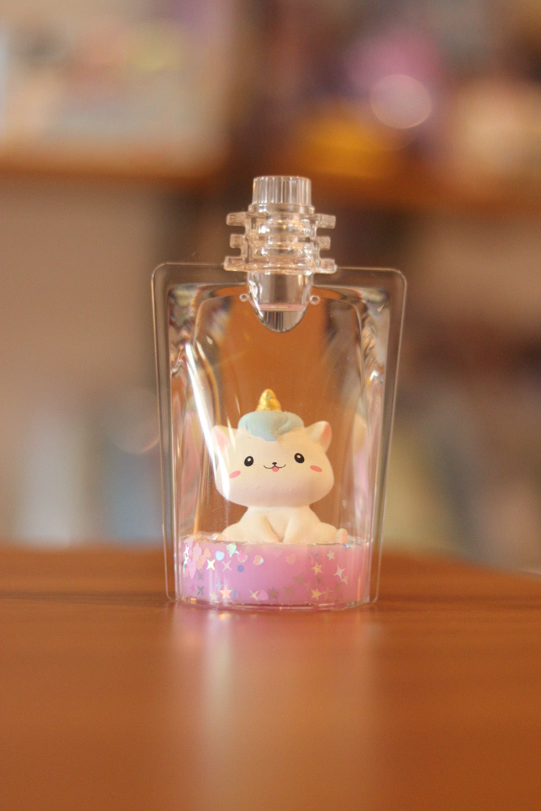 Unicorn / Kuromi Bottle-Shaped Water Showpiece with Light - Cute Decorative Piece for Home, Desk & Gifting | Onebest