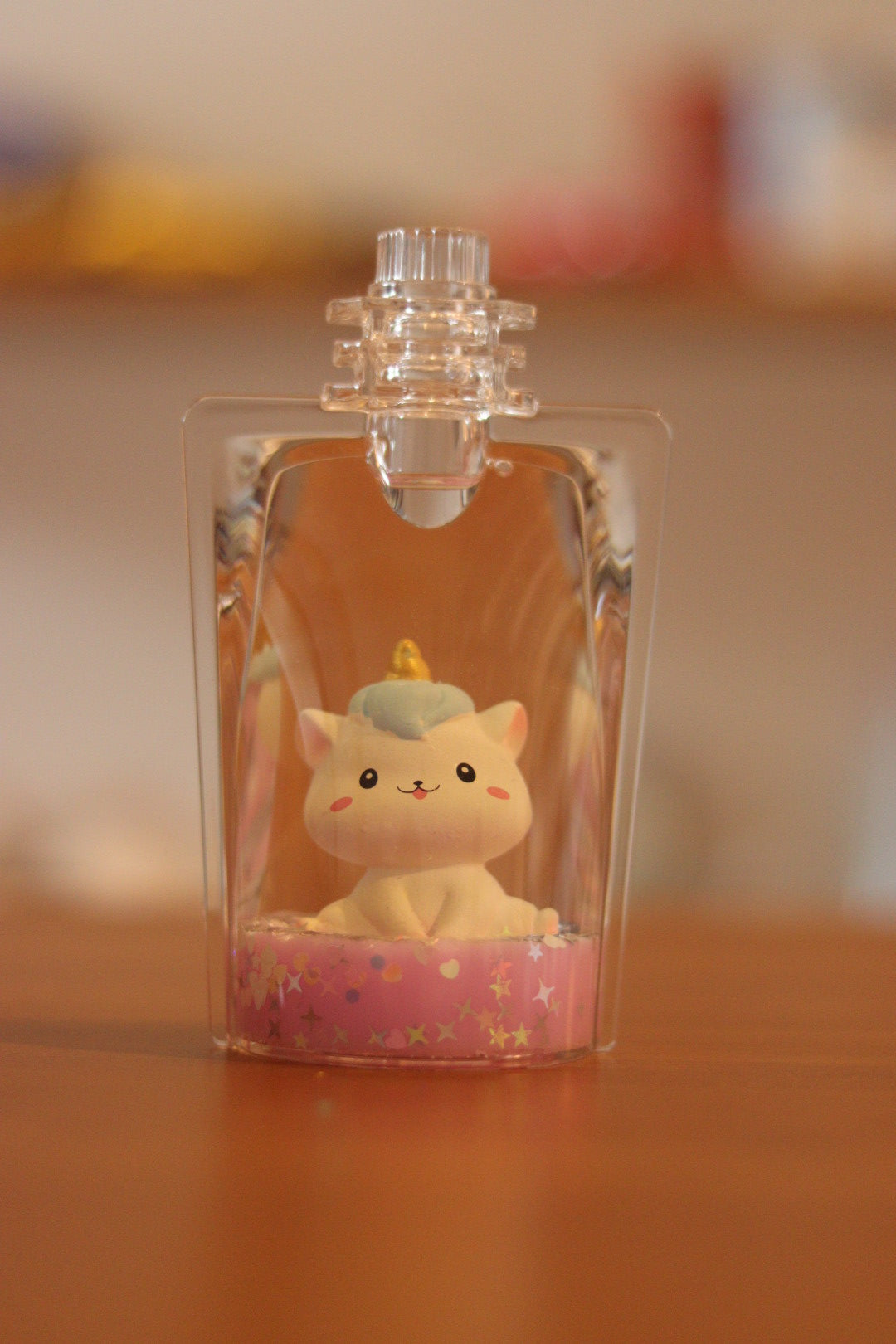 Unicorn / Kuromi Bottle-Shaped Water Showpiece with Light - Cute Decorative Piece for Home, Desk & Gifting | Onebest