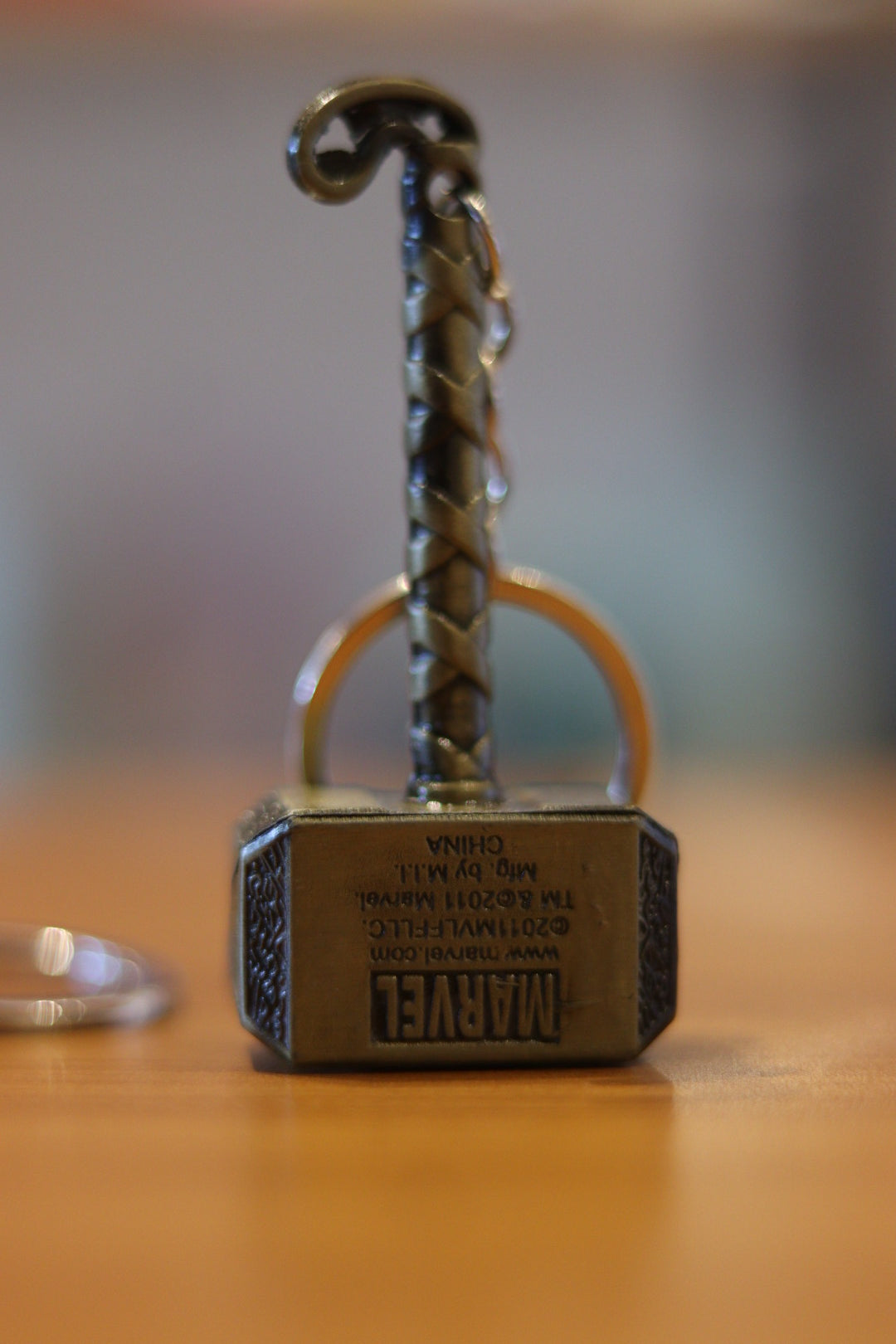 Thor Hammer Metal Keychain – Mjolnir Inspired Heavy Alloy Key Ring | Marvel Superhero Collectible Gift for Fans | Onebest