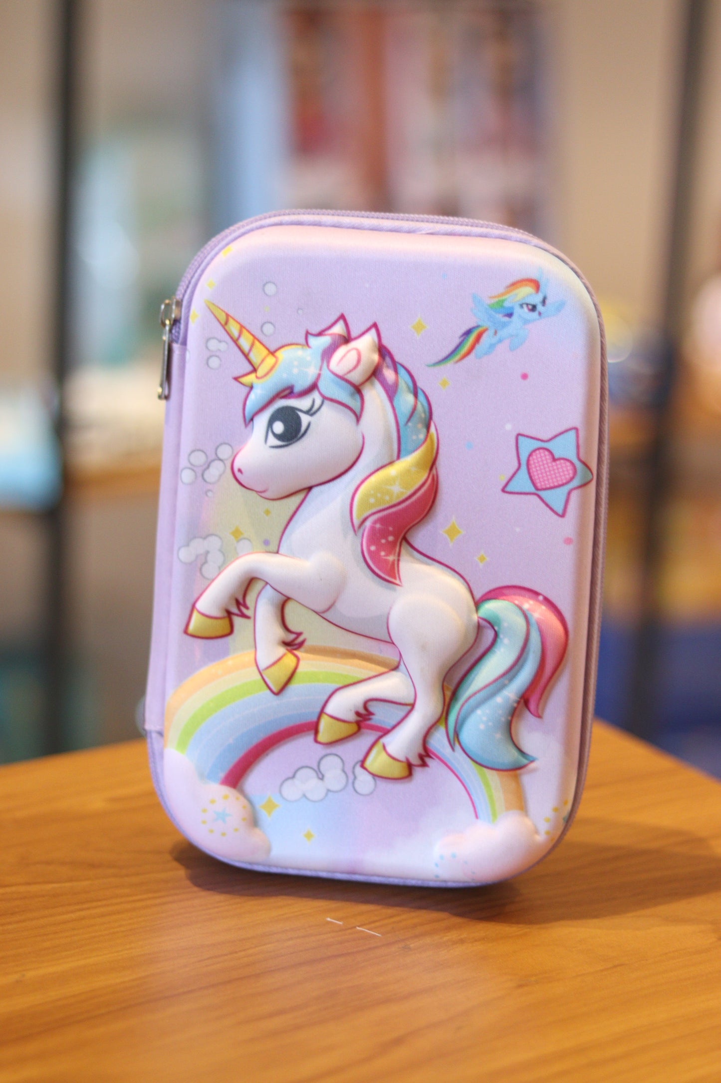 Unicorn EVA Hard Pencil Case with Zipper – Cute Cartoon Stationery Organizer for Kids | Onebest