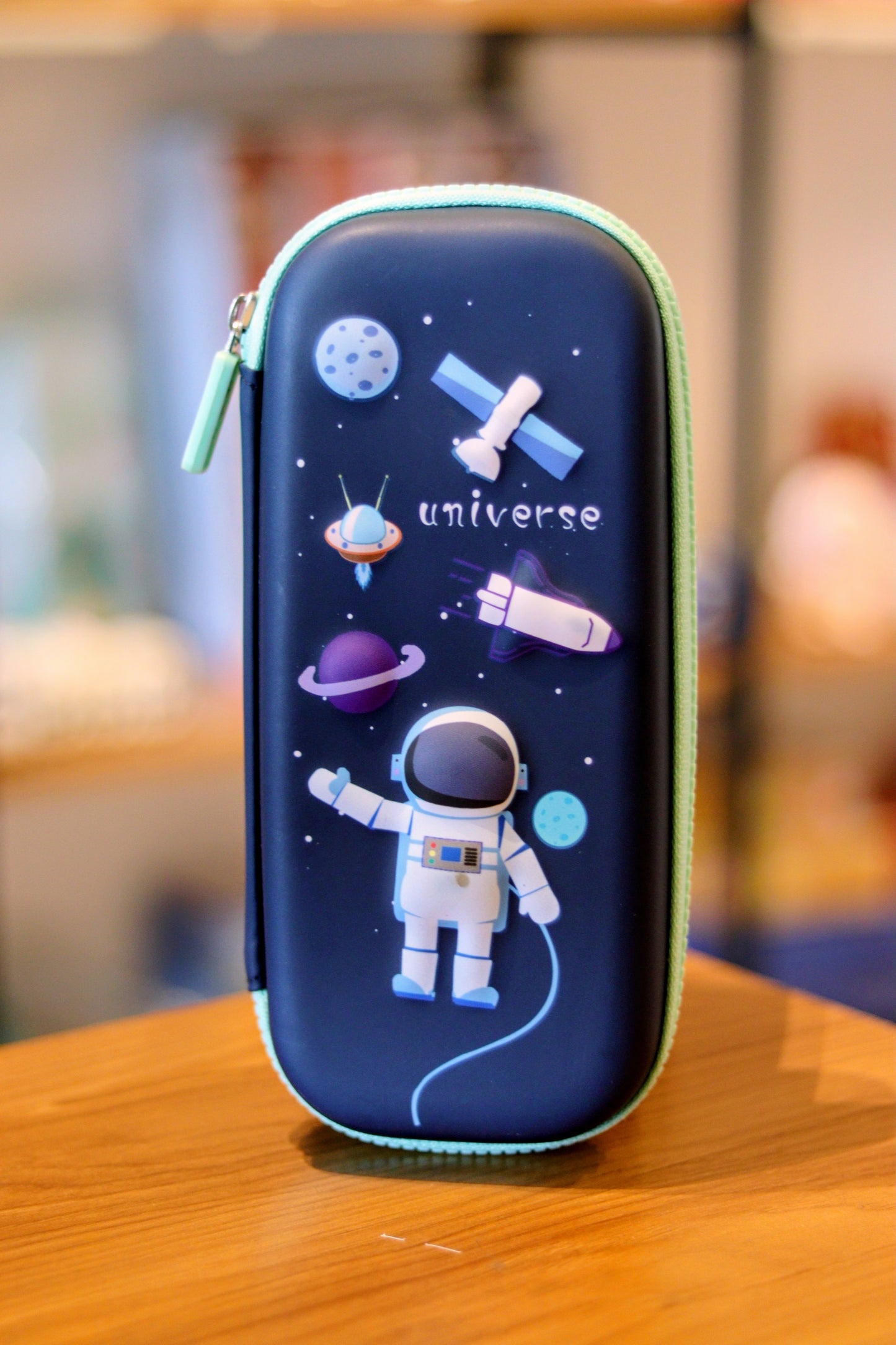Astronaut Pencil Pouch for Kids - 3D Space Theme | Lightweight EVA Zipper Case | Onebest