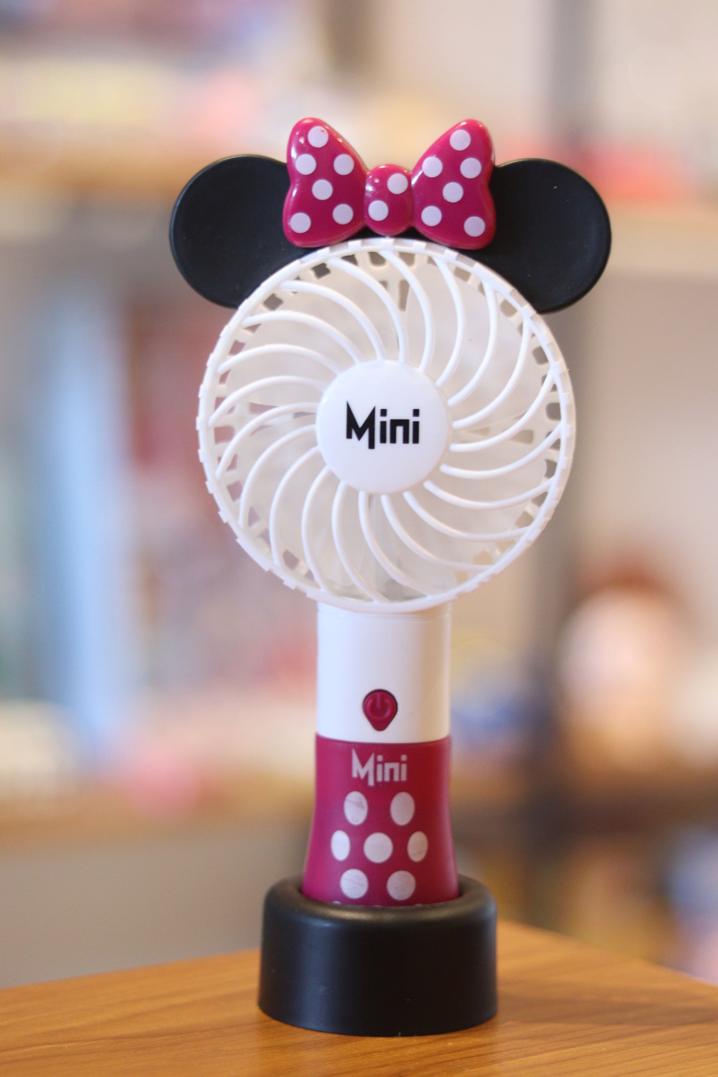 Mickey Mini Portable Hand Fan - Cute & Rechargeable | Handheld Cooling Fan for Travel, Office and Outdoor | Onebest