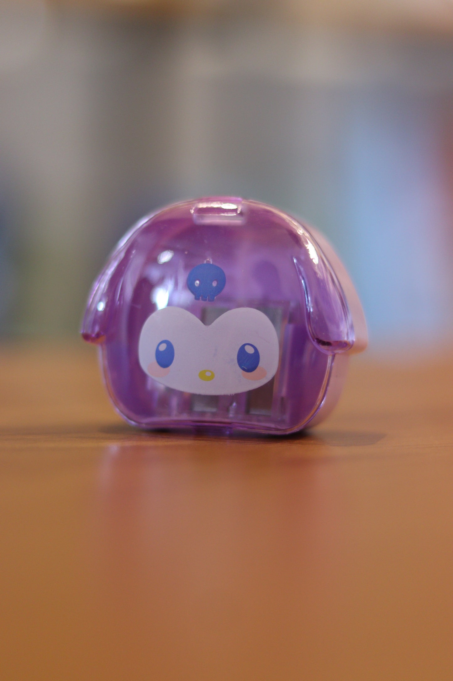 Cute Cartoon Double-Hole Pencil Sharpener – Mini Transparent Sharpener with Storage Box | Aesthetic Stationery Gift for Kids & Students | Onebest