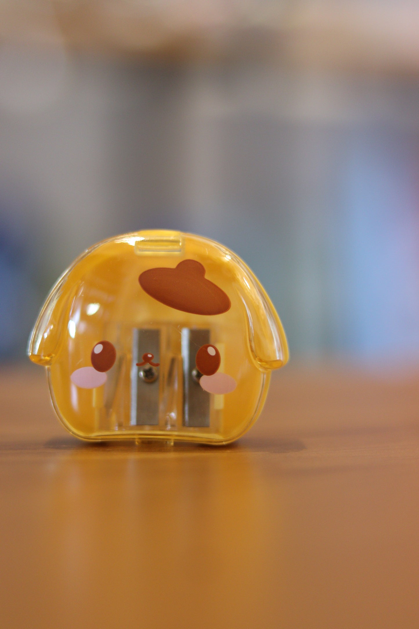 Cute Cartoon Double-Hole Pencil Sharpener – Mini Transparent Sharpener with Storage Box | Aesthetic Stationery Gift for Kids & Students | Onebest