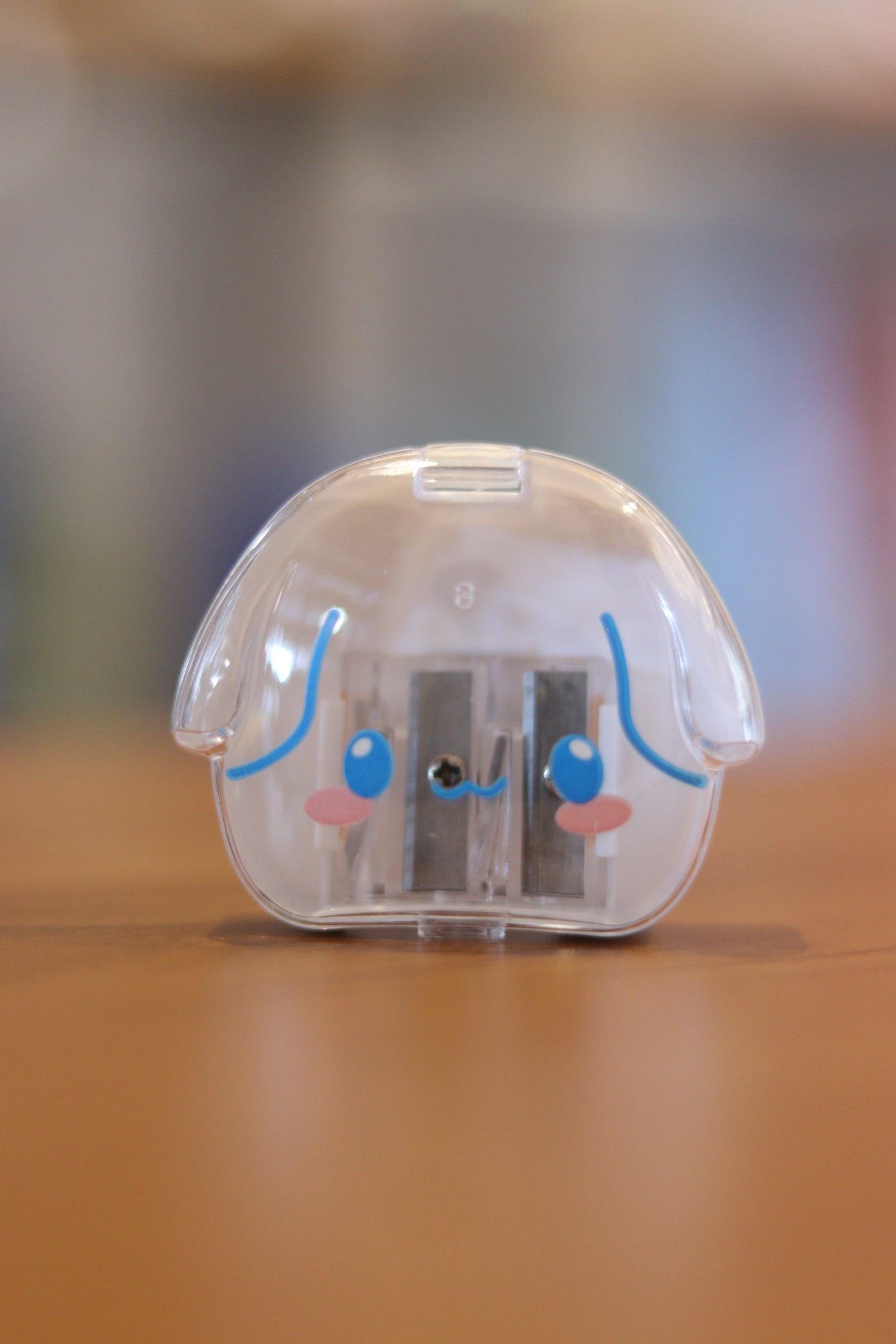 Cute Cartoon Double-Hole Pencil Sharpener – Mini Transparent Sharpener with Storage Box | Aesthetic Stationery Gift for Kids & Students | Onebest