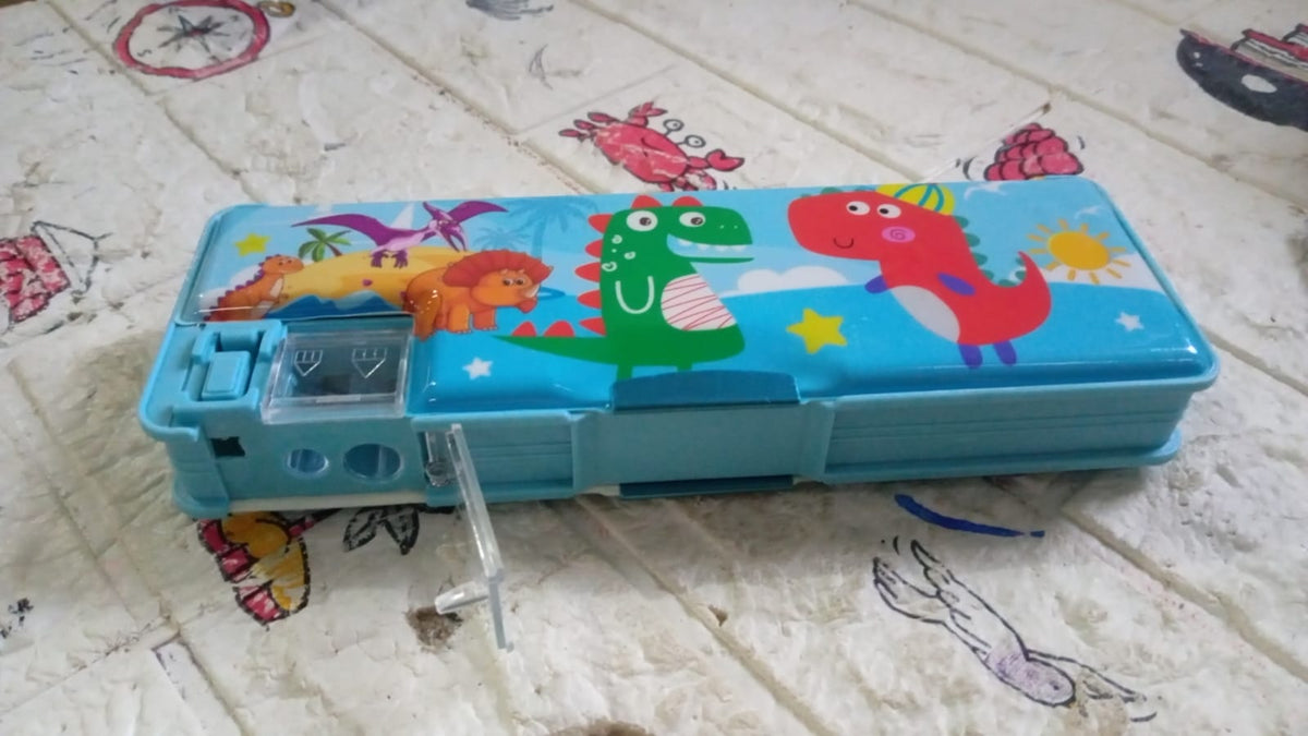Kids Pencil Case – Dual Compartment Stationery Box