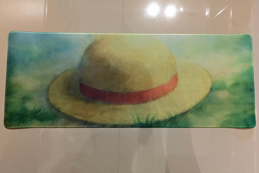 Luffy Straw Hat Table Mat - One Piece Anime Desk Mat & Mouse Pad | Non-Slip Large Surface | Onebest