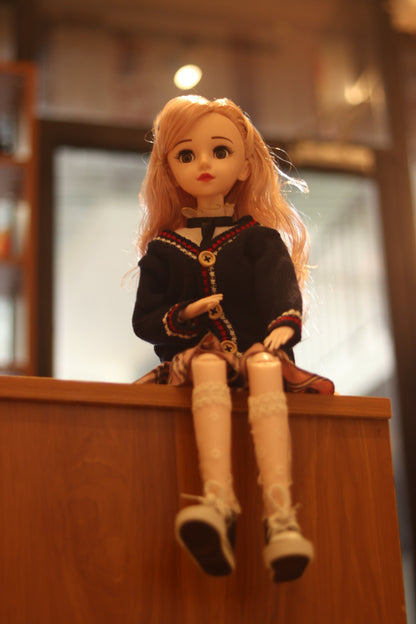 60cm Full Size Music Doll with Foldable Joints - Fancy Dress & Shoes | Collectible Gift Doll | Onebest