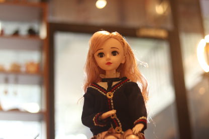 60cm Full Size Music Doll with Foldable Joints - Fancy Dress & Shoes | Collectible Gift Doll | Onebest