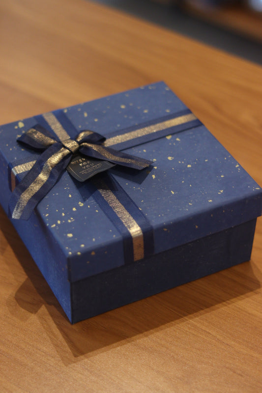 Elegant Black & Purple Gift Box with Ribbon - Premium M4 Quality (Small / Medium / Large) | Onebest