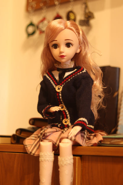 60cm Full Size Music Doll with Foldable Joints - Fancy Dress & Shoes | Collectible Gift Doll | Onebest