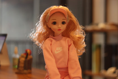 60cm Full Size Music Doll with Foldable Joints - Fancy Dress & Shoes | Collectible Gift Doll | Onebest