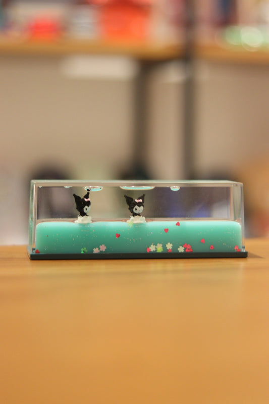 Kuromi Floating Water Showpiece - Cute Desk & Gift Decor for Kids & Kuromi Fans | Onebest