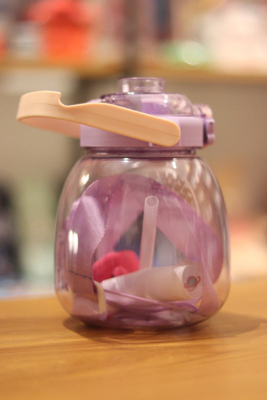 400ml Kids Water Bottle with Fun Inside Stickers - Leak-Proof & Lightweight | Onebest